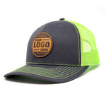 Richardson Leather Patch Trucker Cap