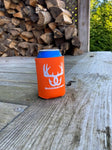 Safety orange can koozie